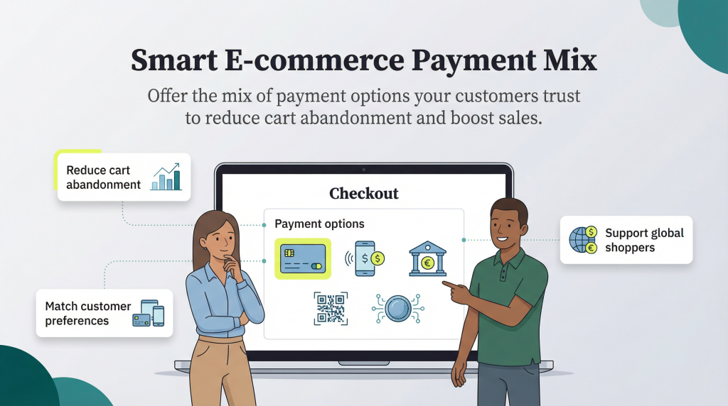 Make more sales with more e-commerce payment options