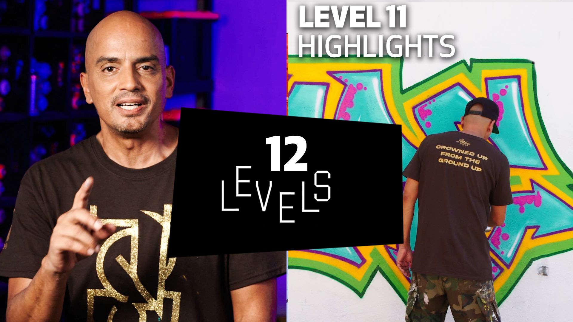 12 levels of graffiti: Easy to complex