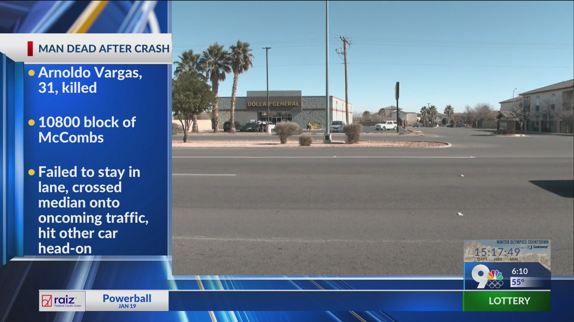 Man dead after 2-vehicle crash in Northeast El Paso