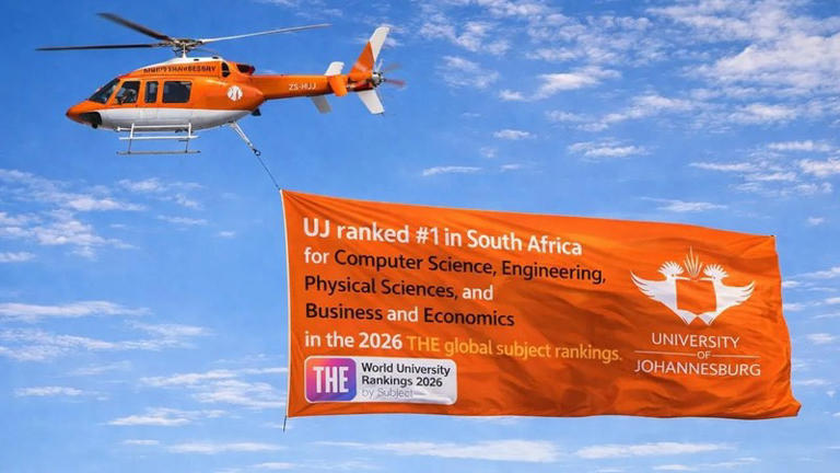 UJ ranked number one in South Africa in four subjects in 2026 Times ...