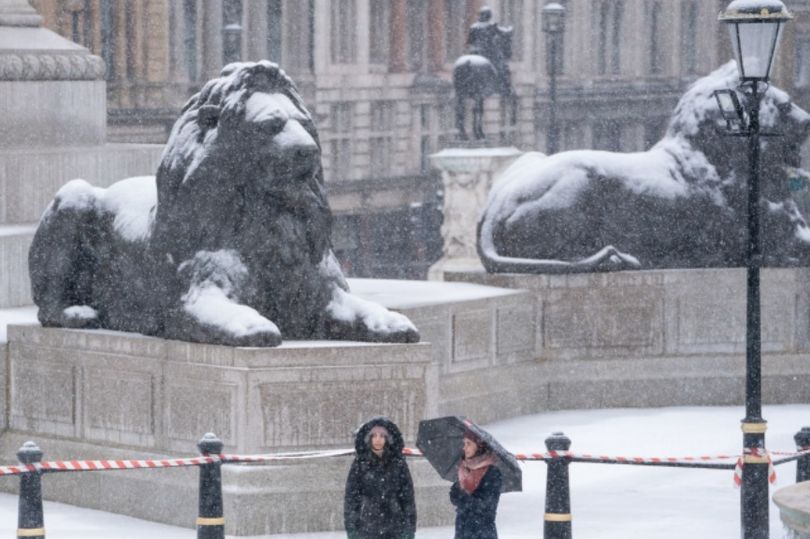 Midlands county will be worst-hit in England as UK snow bomb brings 19 ...
