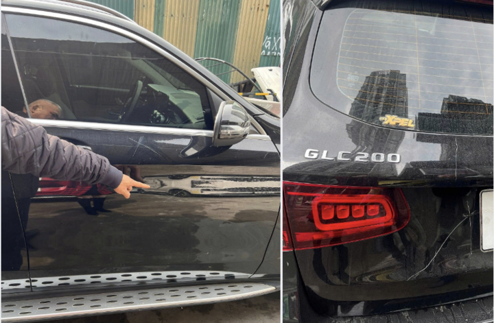 Khởi tố vụ án xe Mercedes bị cào xước thân xe khi đỗ trên vỉa hè ở Hà Nội