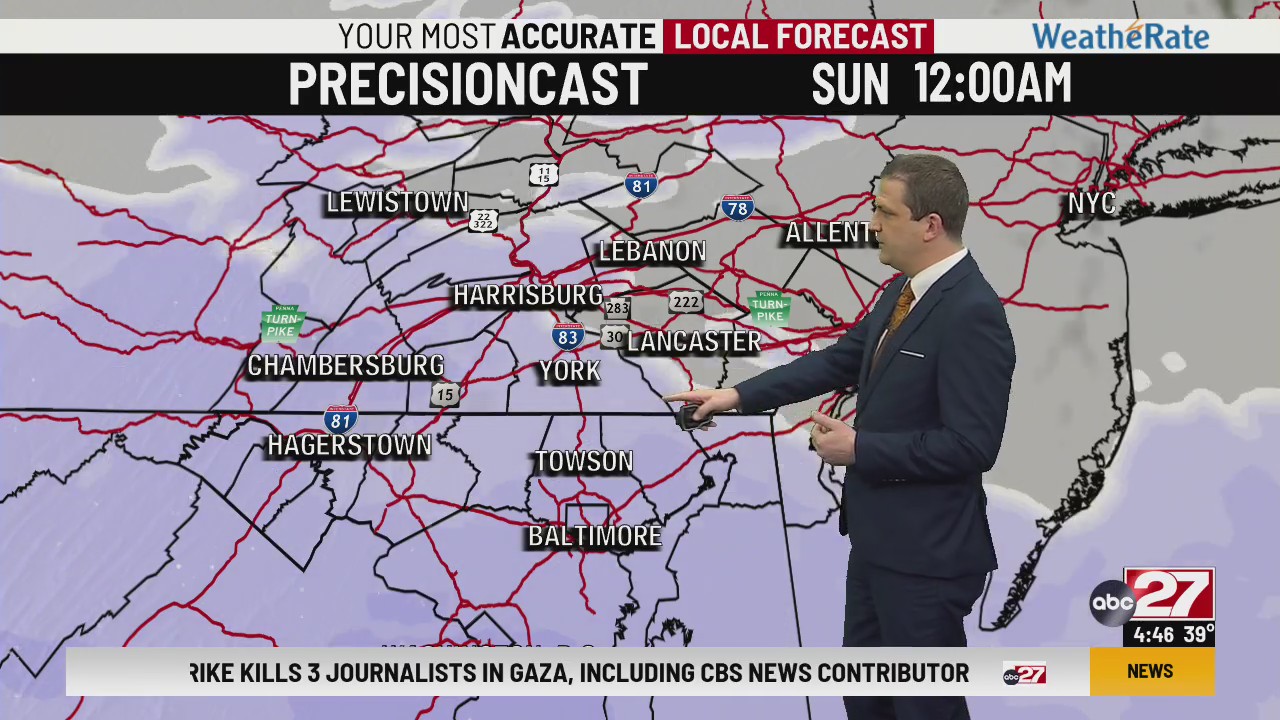 Brett's Thursday morning first forecast