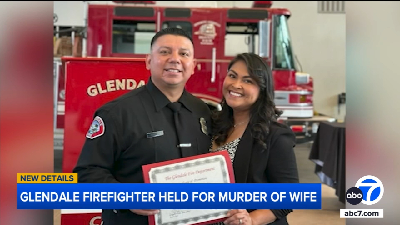 Glendale firefighter booked for murder of wife in North Hollywood
