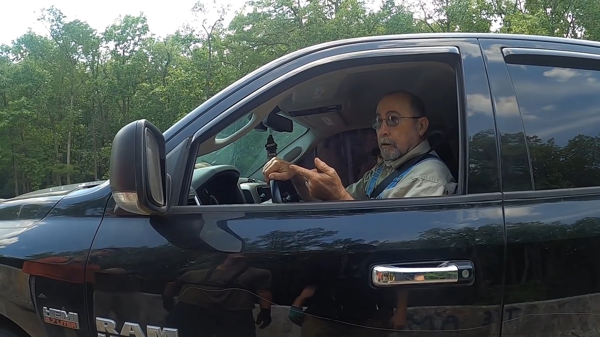 An angry man interrupted magnet fishing… authorities were called
