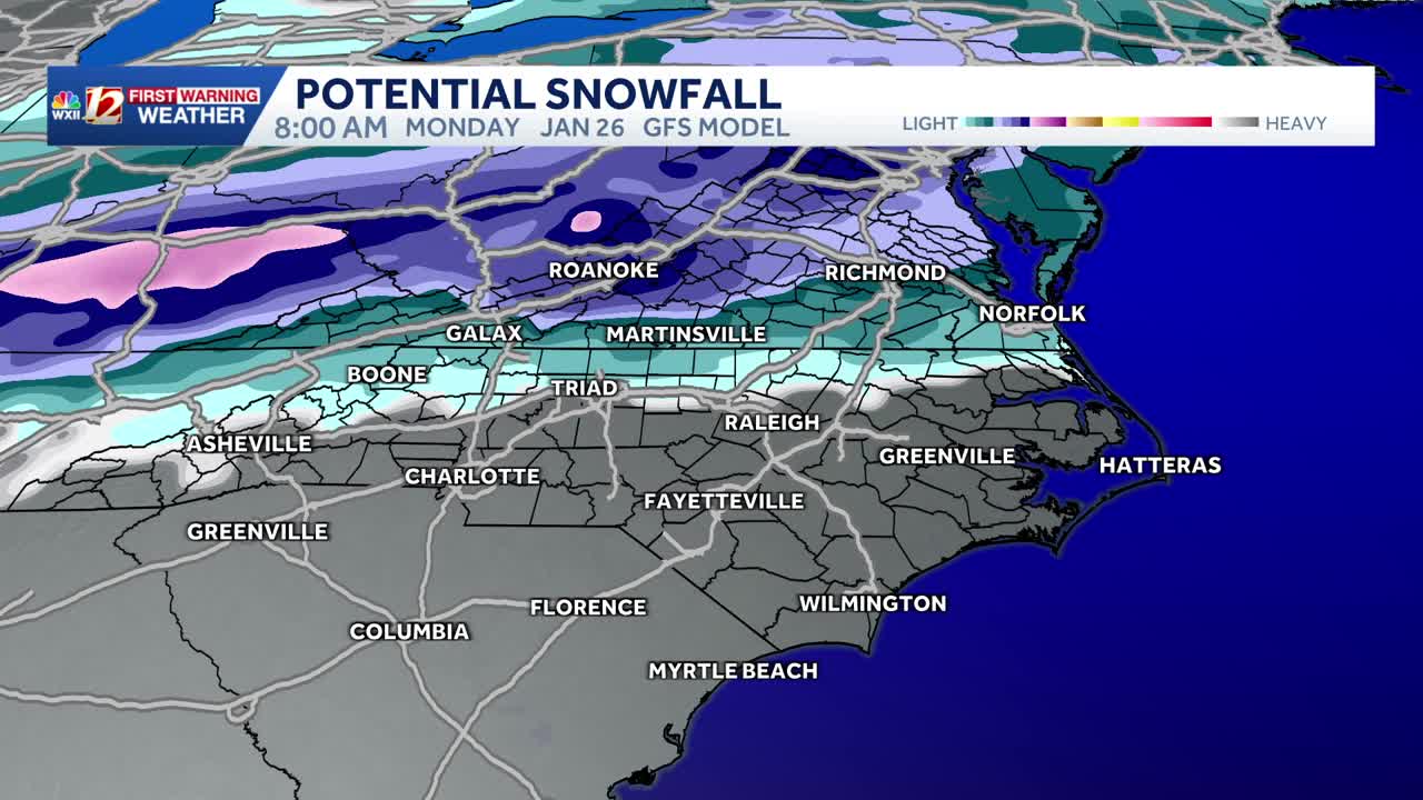Dangerous winter storm prompts winter storm watch for most of North ...