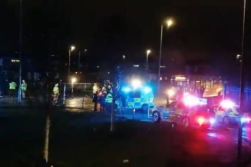 Man cut free from car after crash on major road