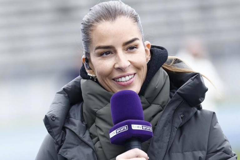 Vanessa Le Moigne, présentatrice de la Ligue 2 et de la Coupe de France sur beIN Sports. (E. Garnier/L'Équipe)