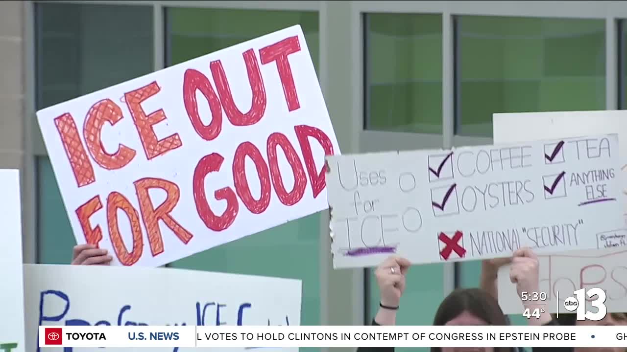 Continuing coverage: ICE protests staged by CCSD high school students ...