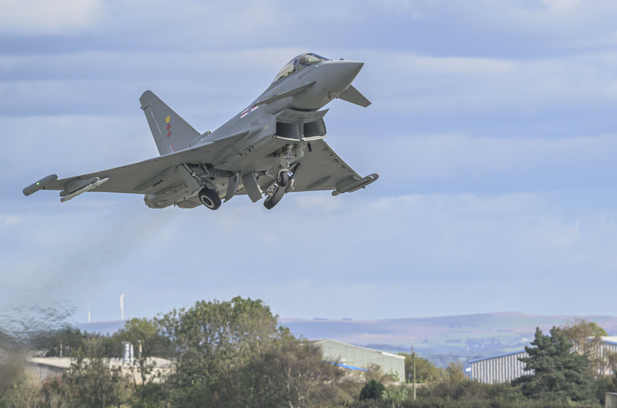 BAE Typhoon test fires 'game-changing' weapon from Warton - here's what ...