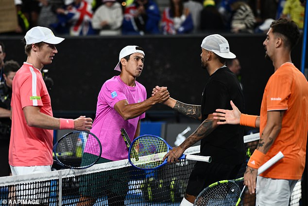 Nick Kyrgios smashes his racket and hits out at rowdy fans during ...