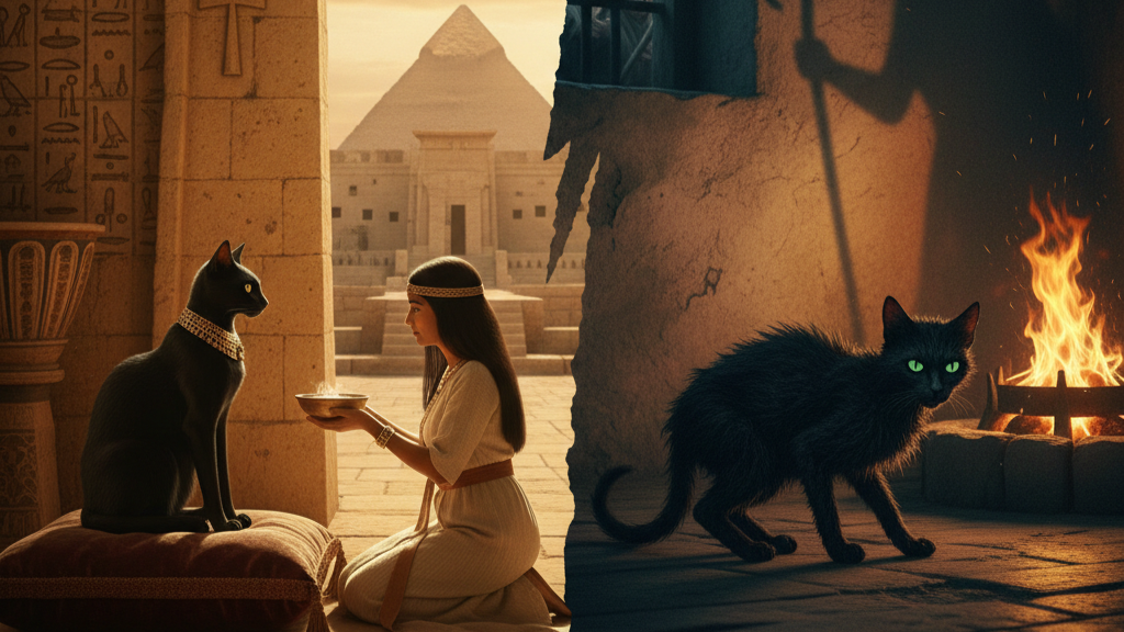 How cats went from worshipped to hunted