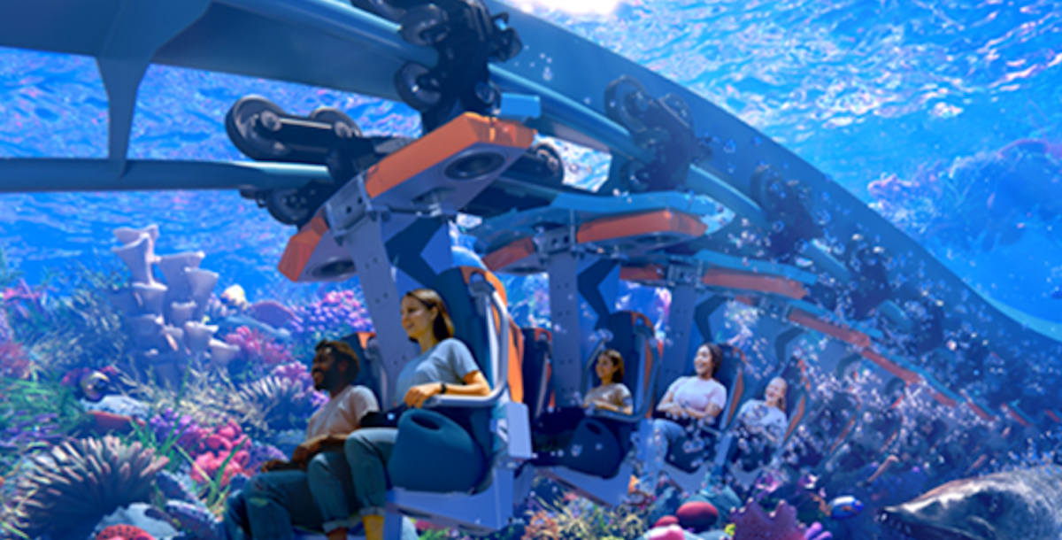 SeaWorld in Texas is opening a first-of-its-kind inverted coaster this ...