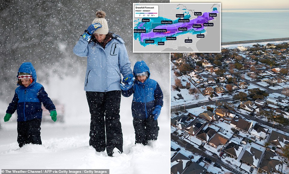 Swathe of the south in line for 'crippling' winter storm