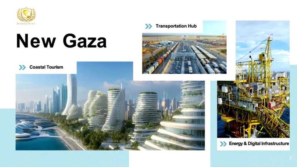 Newly released plans show Donald Trump wasn’t joking about Costa Del Gaza