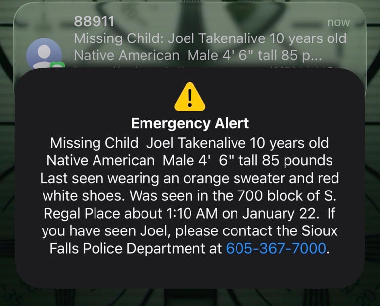 Sioux Falls police bring in K9 to help with 'endangered' missing child case