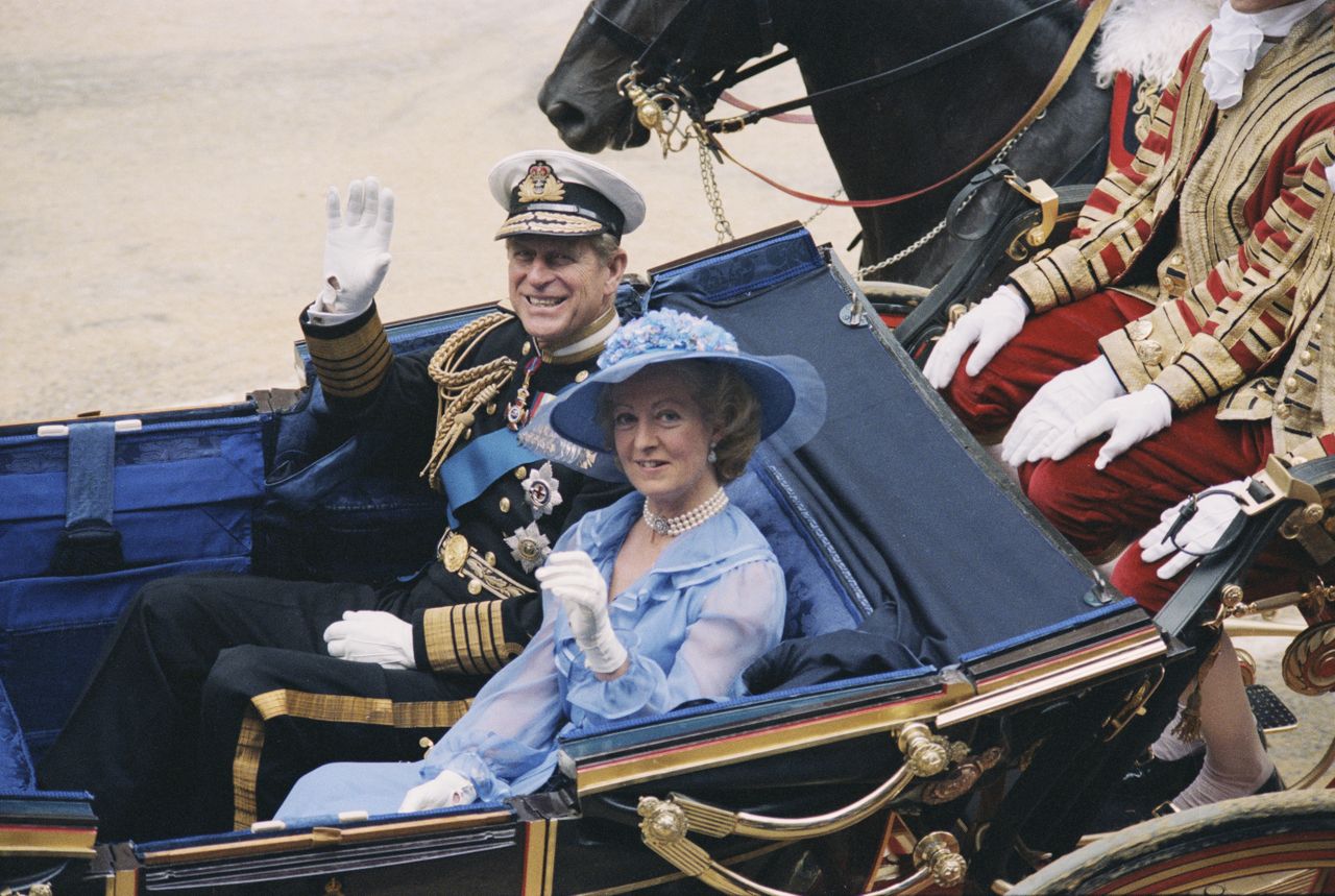 Prince Philip and Frances Shand Kydd on July 29, 1981 Credit: Getty