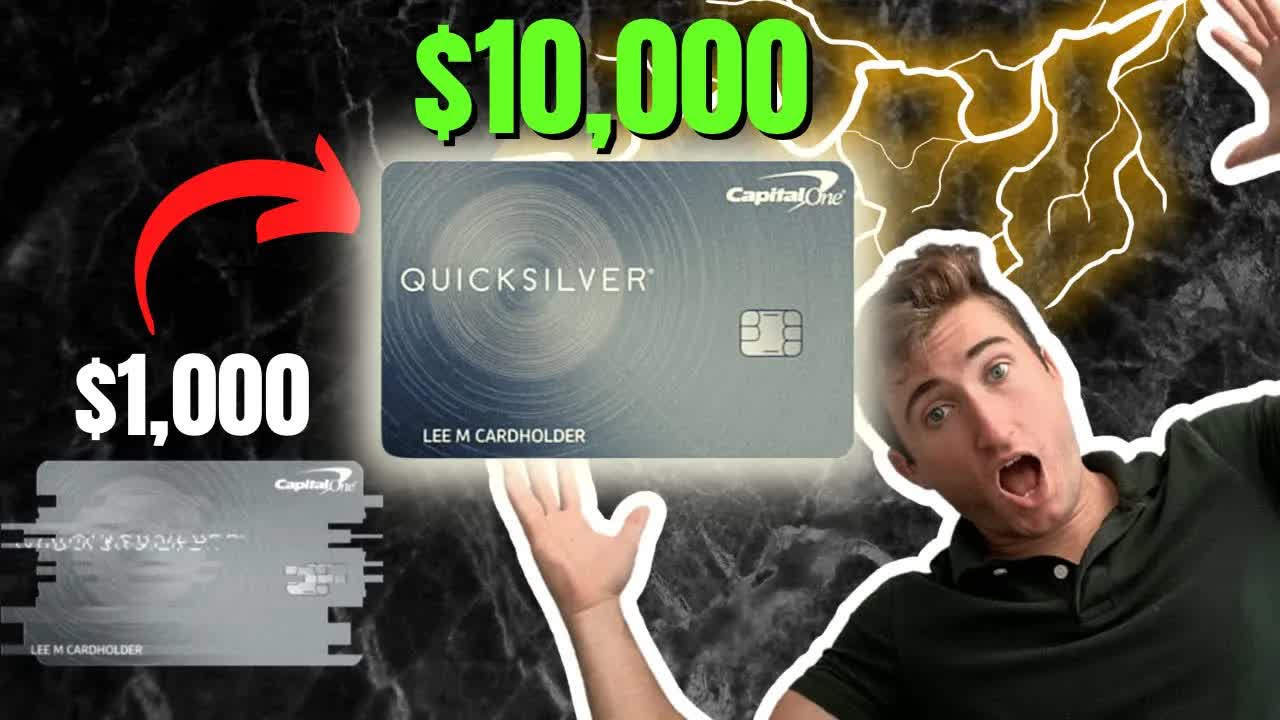 Capital One 'Quicksilver' credit limit increase | How to 10x your limit ...