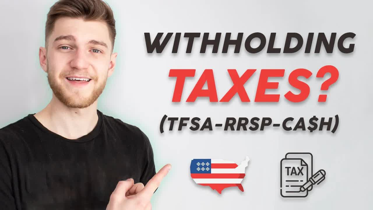 How withholding taxes work in TFSA, RRSP and cash accounts! - (Must ...