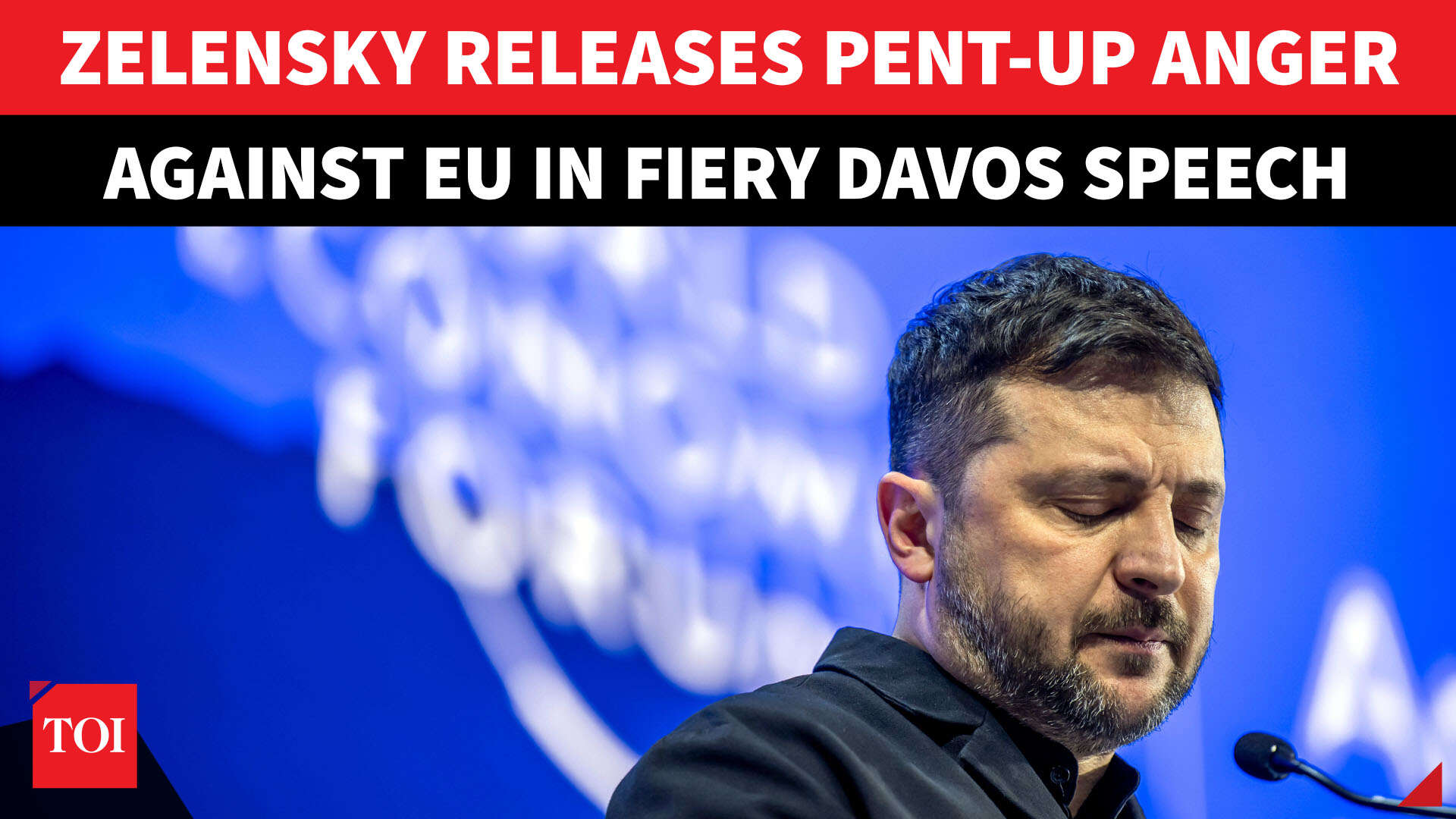 Zelensky publicly humiliates Europe in Davos after meeting Trump: 'You ...