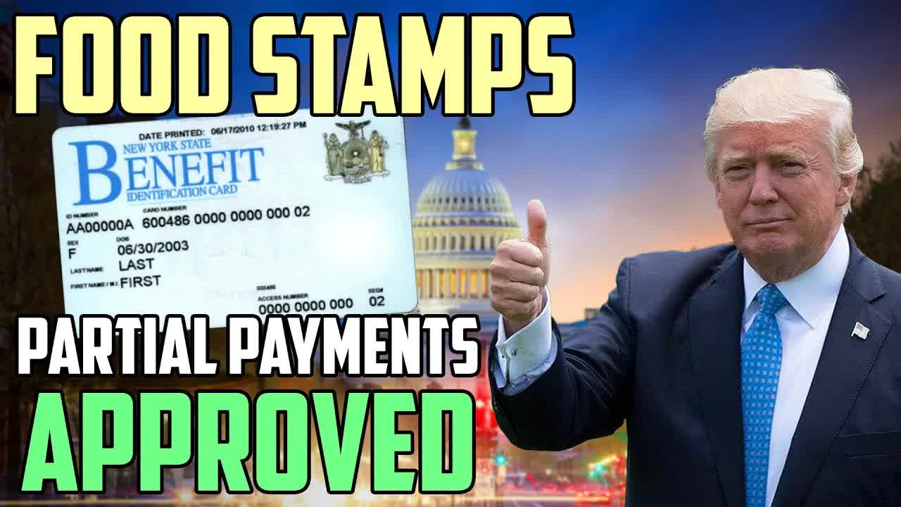 Trump administration food stamps update: partial payment in November