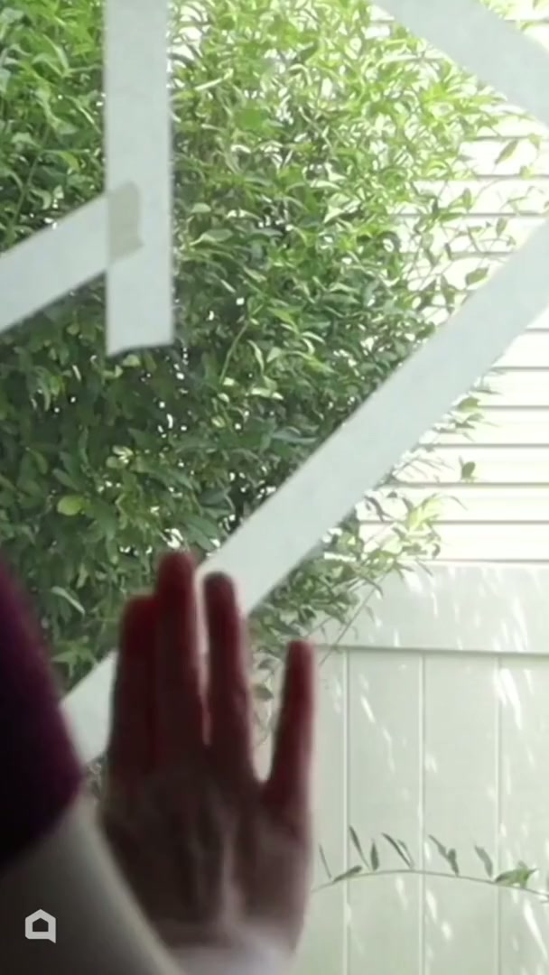 Put Elmer's glue on your window...
