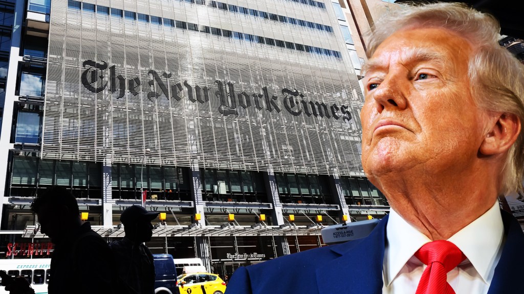 Trump attacks New York Times just before WHCD kicks off
