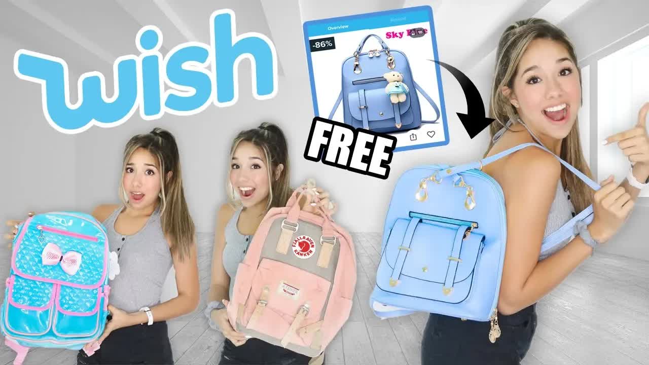 Back to school backpacks from Wish!