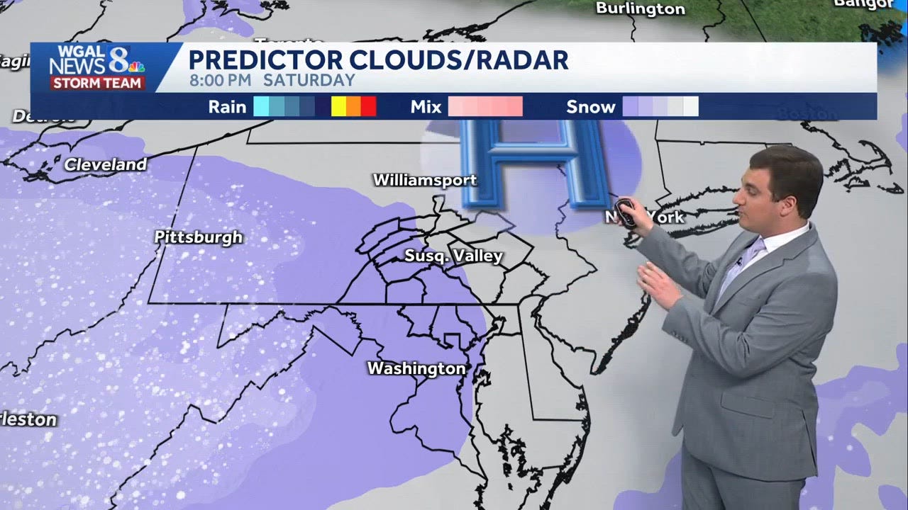 Winter storm expected to bring snow from Saturday to Monday in South ...