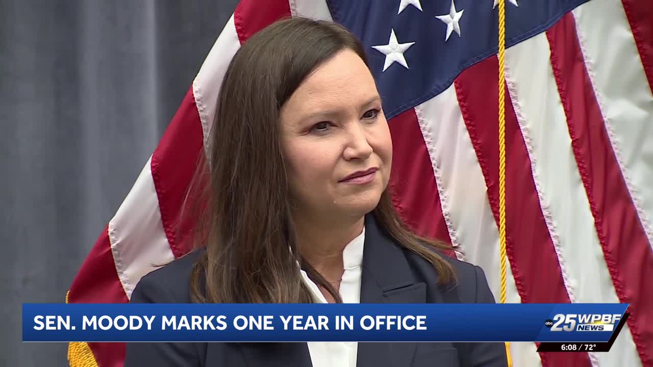 Florida Sen. Ashley Moody celebrates first anniversary of Senate