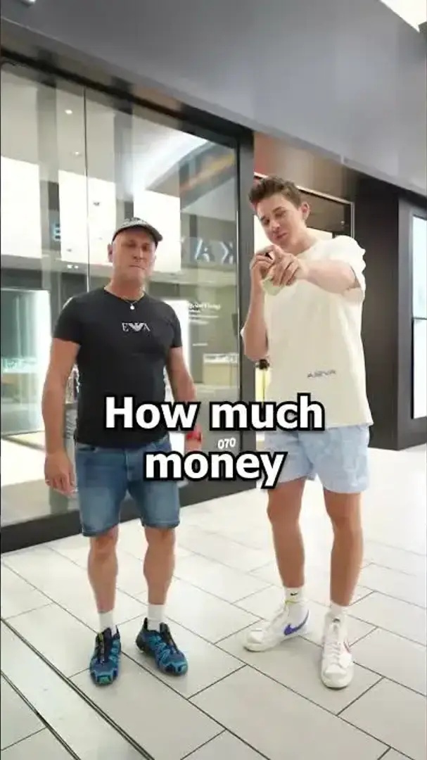 Guessing cameraman's bank account balance for $20!