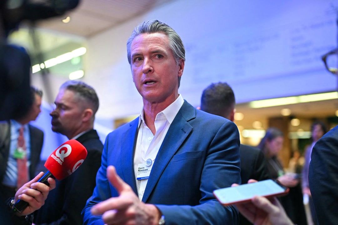 Newsom criticizes White House over Davos speech ban<br><br>