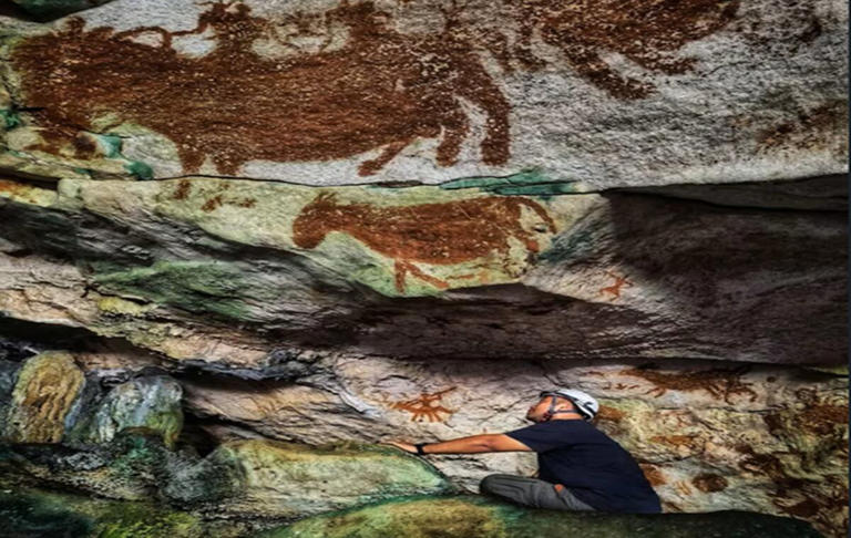 Un grupo de arqueólogos trabaja hace más de 10 años en distintas cuevas de Indonesia. Foto: La Nación /GDA