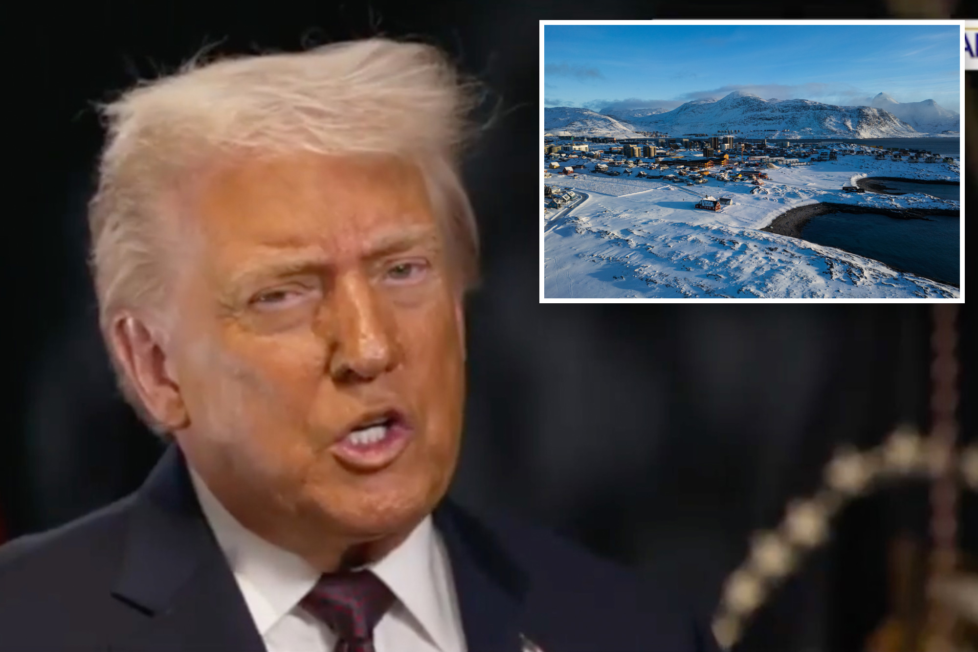 Trump vows US will have 'total access' to Greenland 'with no end' under ...