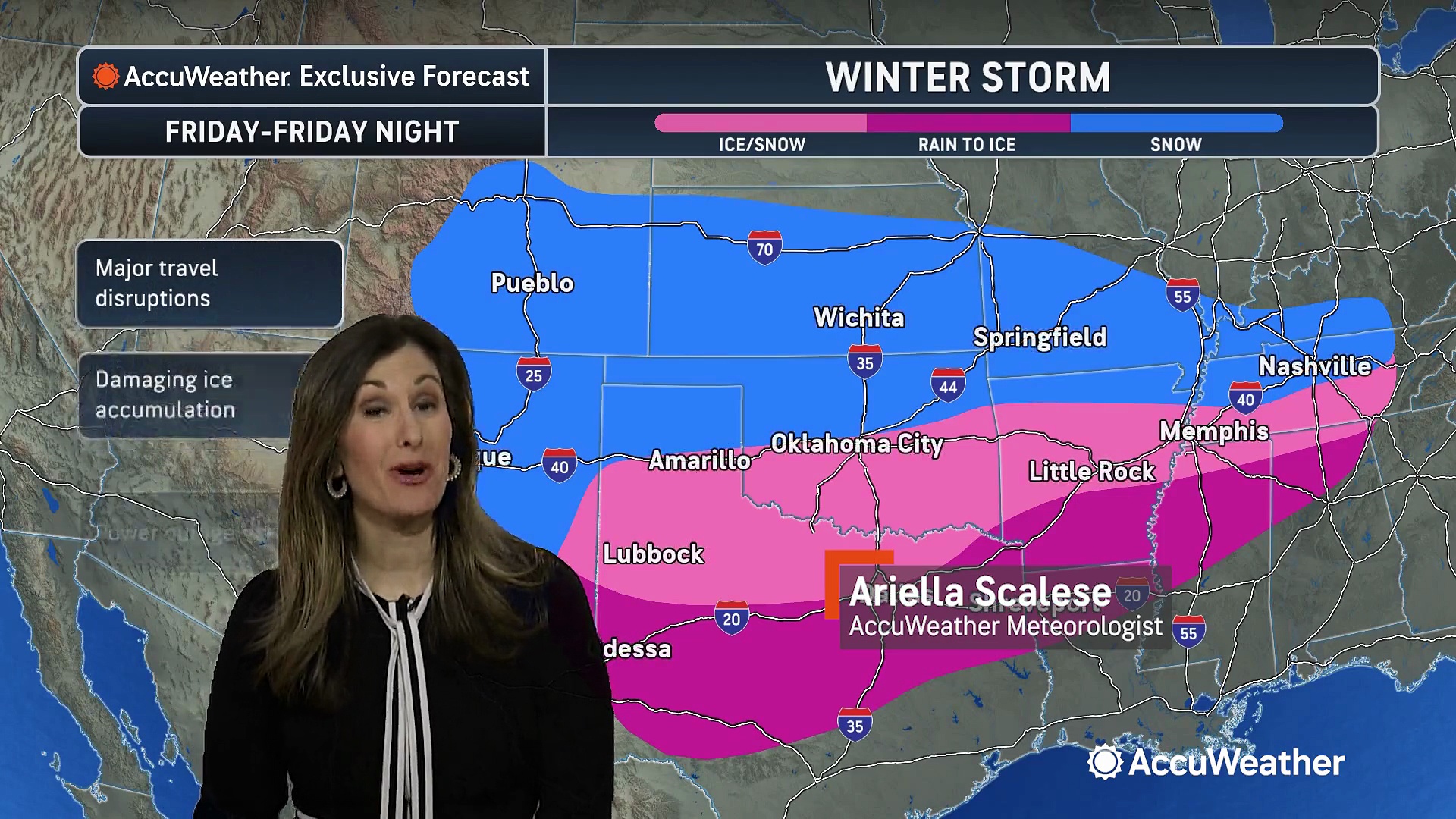 High-impact winter storm to spread snow and ice across much of the US