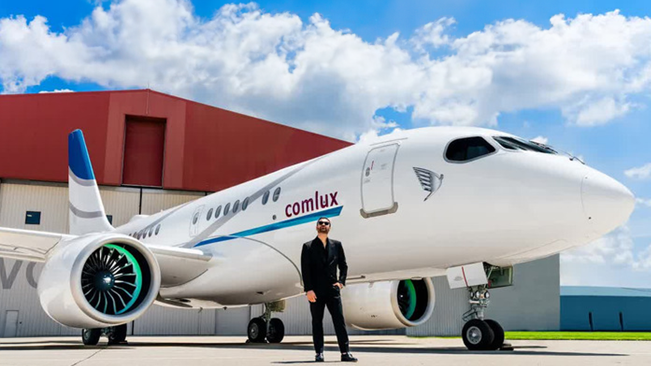 Inside an $80 million Airbus private jet