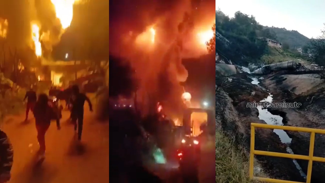 Video: explota pipa en la autopista México–Tuxpan tras caer de un ...