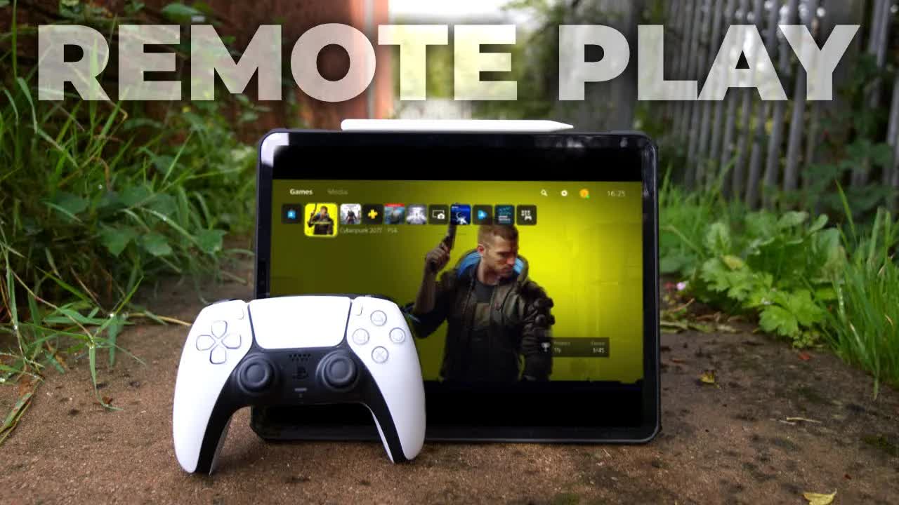 PlayStation 5 games on iPad using remote play