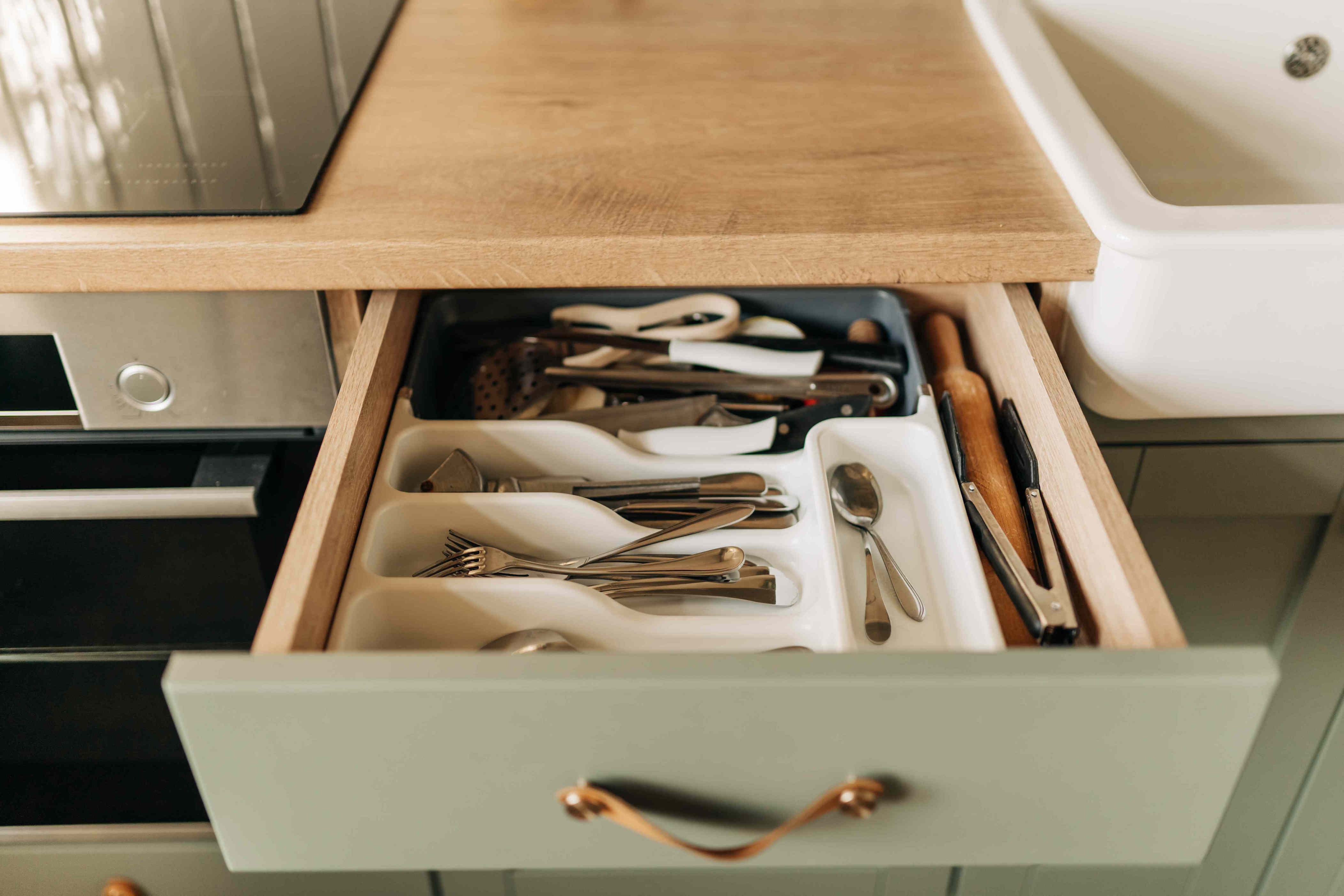 How to get sticky grease off kitchen drawers without scrubbing for ...
