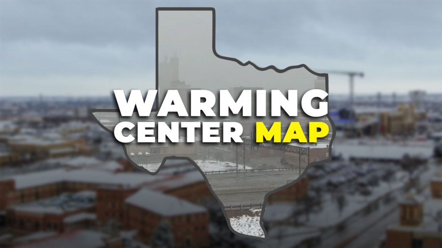 Map: Where to find warming centers in Texas during arctic blast