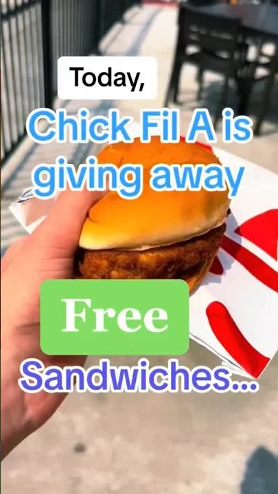 Get a free Chick-fil-A sandwich today using code moo!