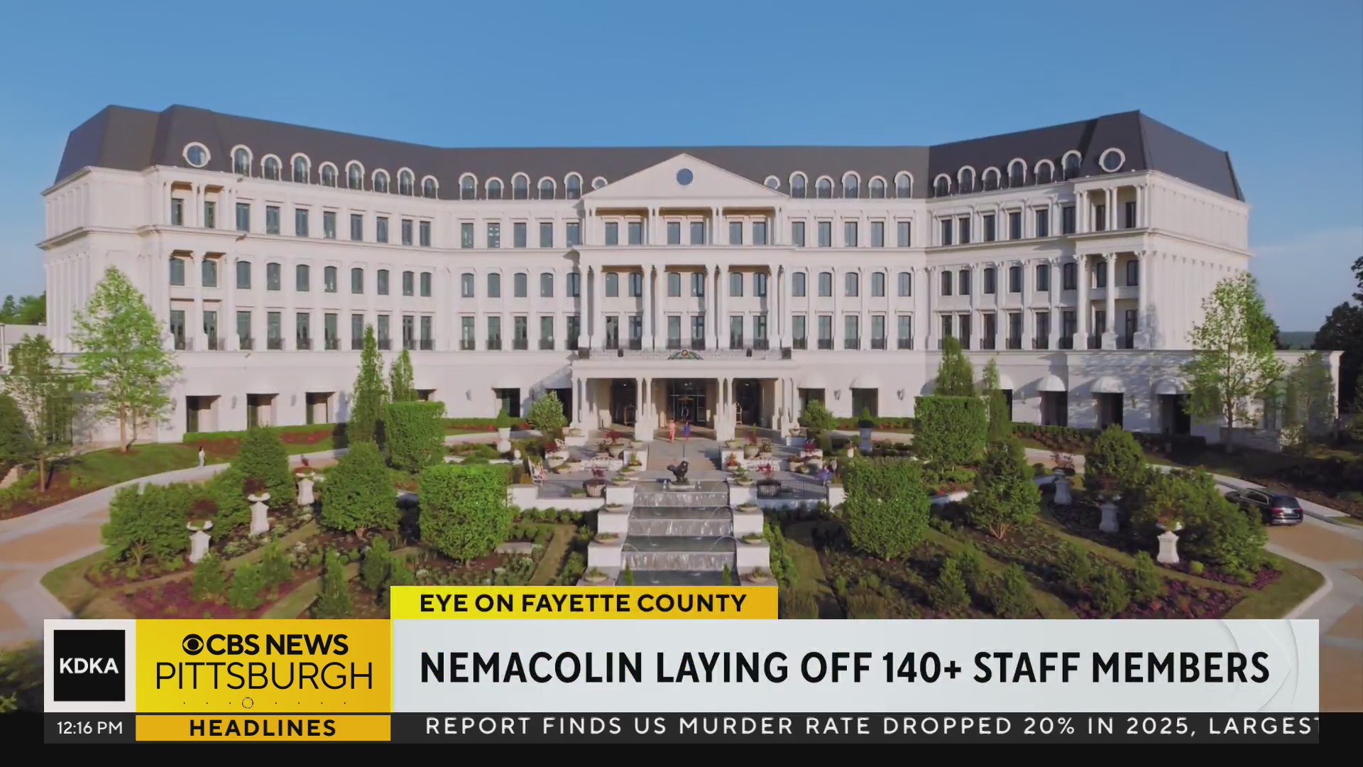 Nemacolin informs more than 100 employees they are being let go<br><br>