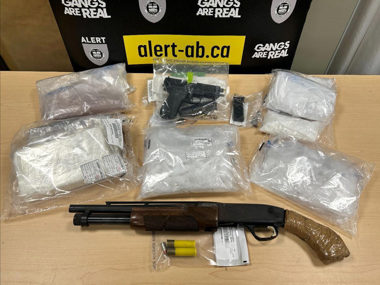 Loaded firearms, meth, cocaine, fentanyl seized from suspected Calgary ...