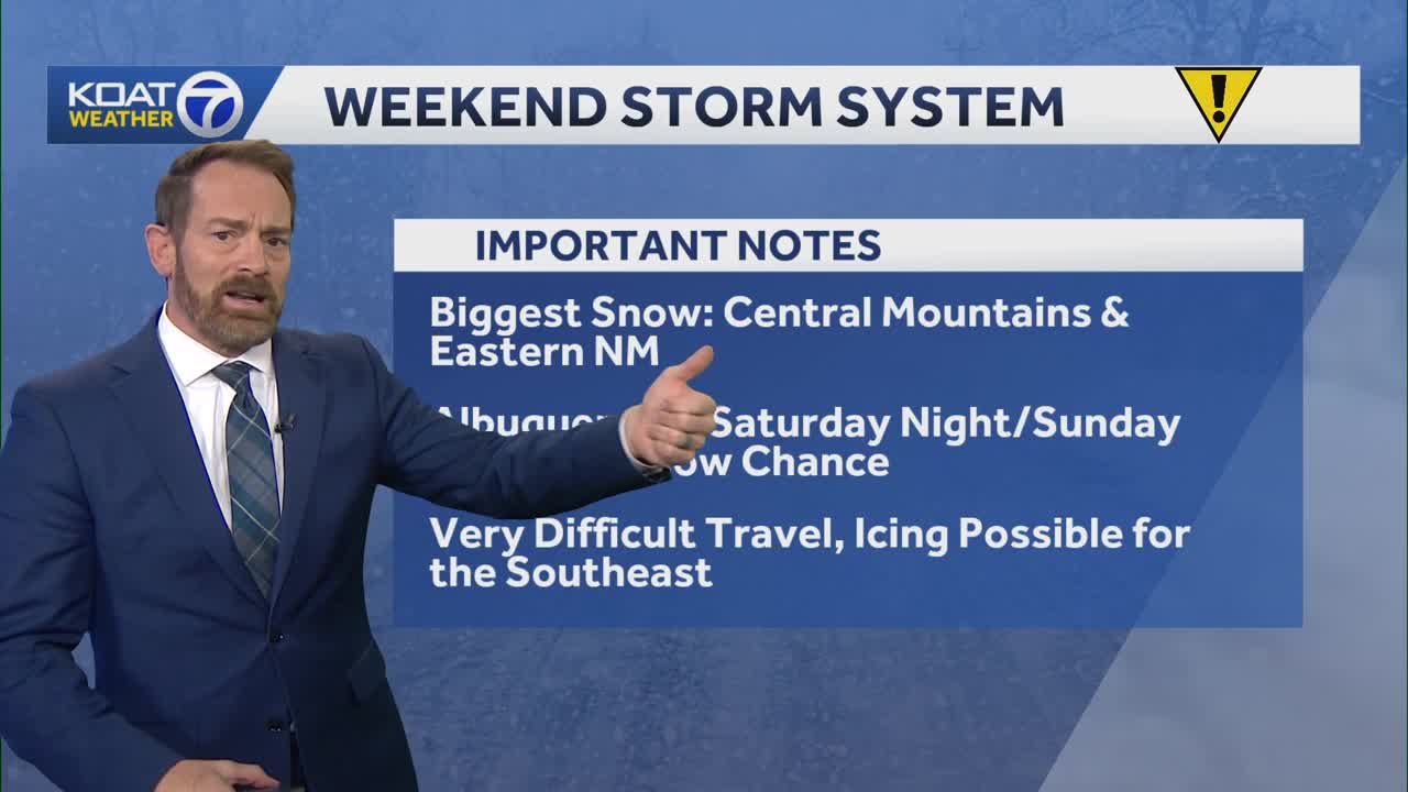 New Mexico winter storm: What to expect as a winter storm moves through ...