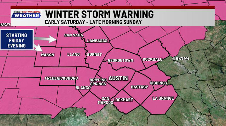 Mild today, showers tomorrow, weekend winter storm