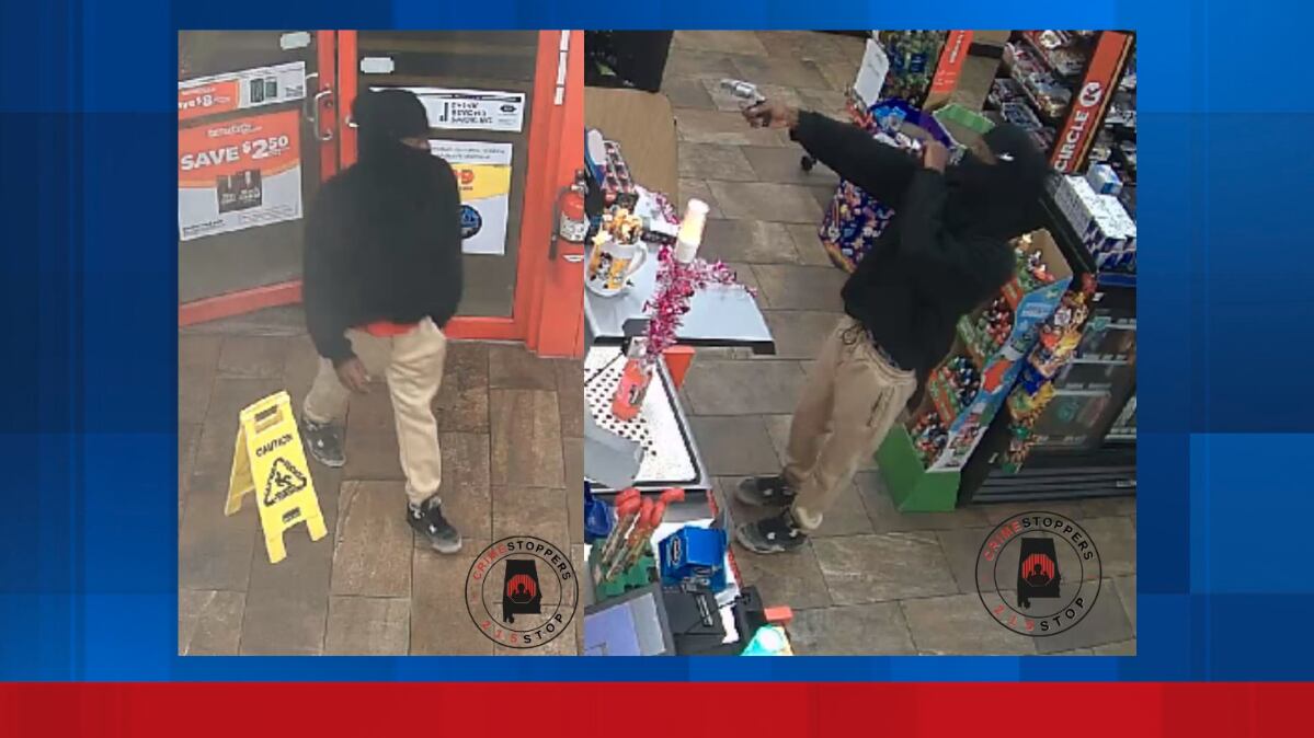 Suspect sought after shot fired in Montgomery robbery