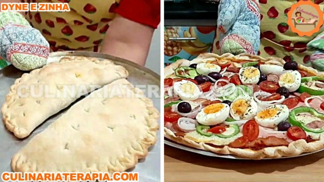 Aprenda como fazer pizza e calzones com massa profissional ensinada por ...