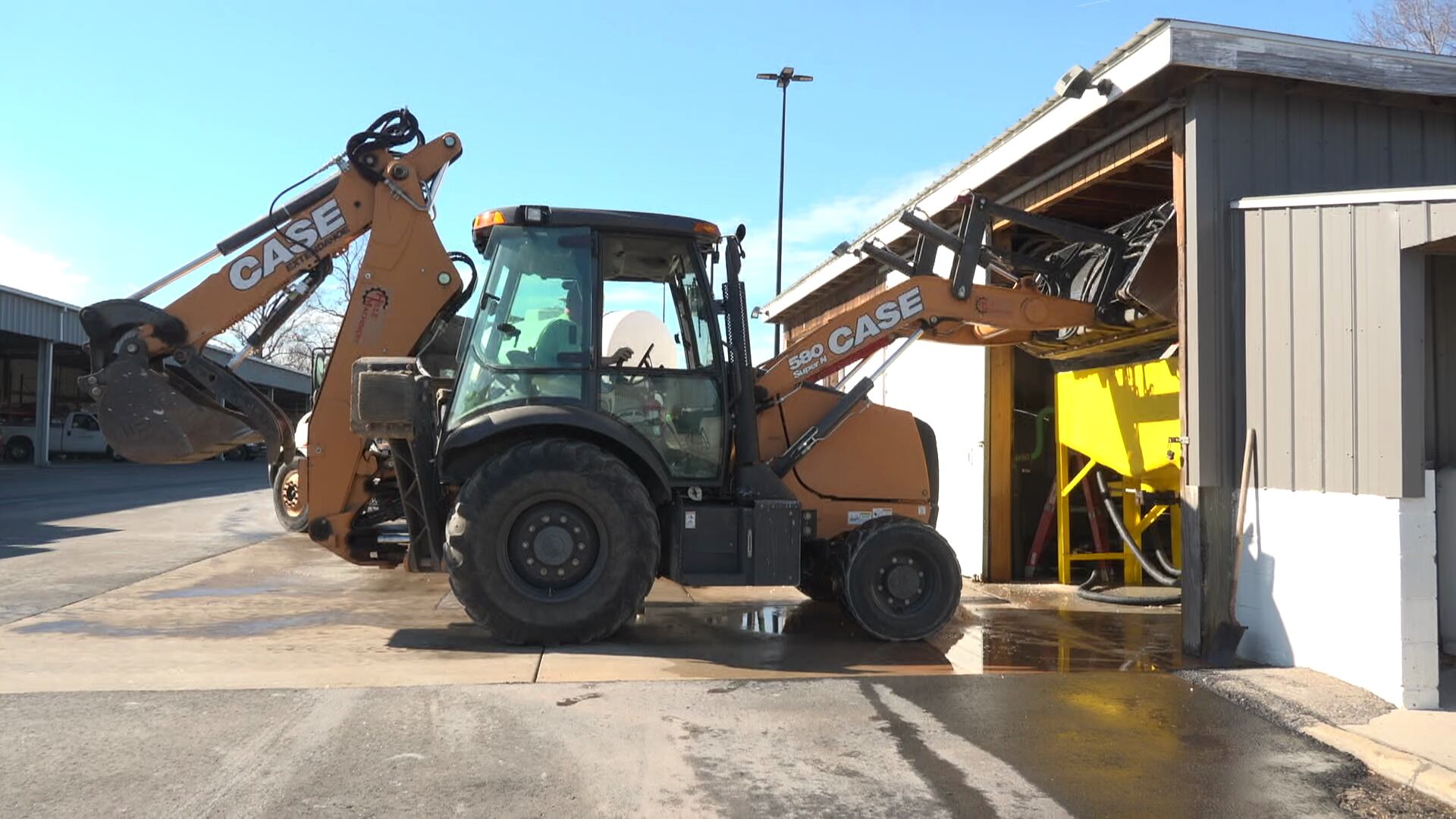 Crews treat Greenville roads with salt brine ahead of winter storm