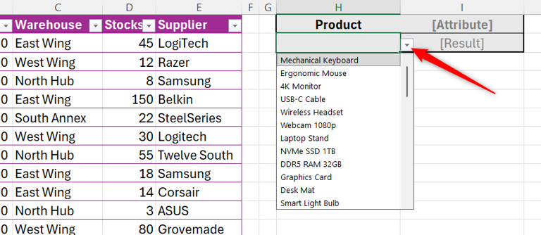 Creating drop-downs from table headers in Excel seems impossible—but ...