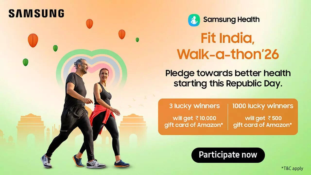 Samsung announces Fit India Walk-a-thon ‘26 challenge: How to ...